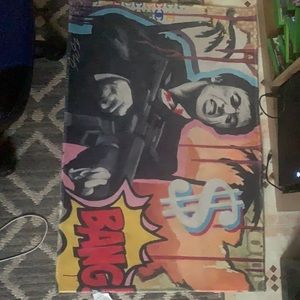 Scar face rug custom made piece (og price $250) asking price $220 will negotiate